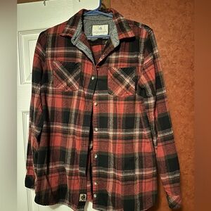 Legendary Whitetails Red and Black Plaid Shirt